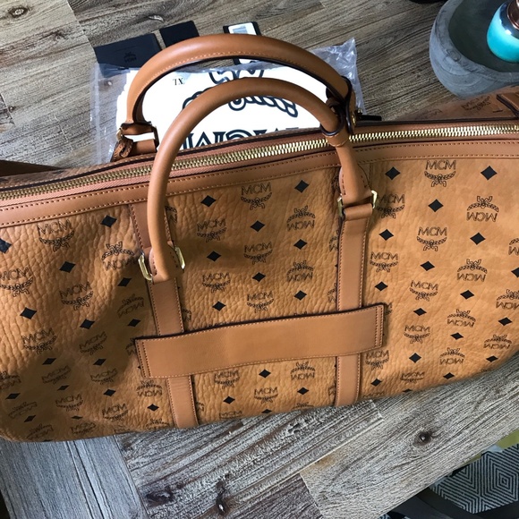 NWT MCM XL Duffle Bag - Picture 3 of 7